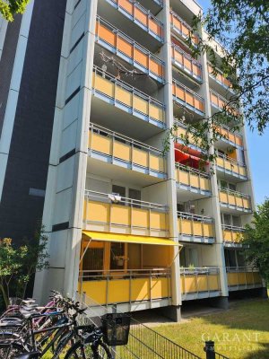 1 Zimmer-Wohnung mit Balkon, Küche & Tiefgaragenstellplatz in TOP LAGE