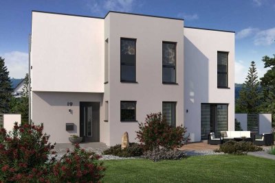 Luxuriöse Doppelhaushälfte  in Kleinwallstadt inkl. Grundstück, SCHLÜSSELFERTIG, Bodenplatte und KFW