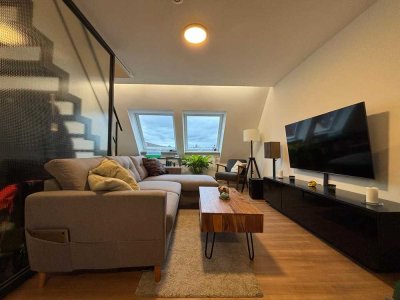 Helle Maisonette-Dachgeschosswohnung in zentraler Lage von Ludwigsburg