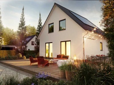 bezahlbarer Neubau massiv inkl. Grundstück - Raumwunder 100