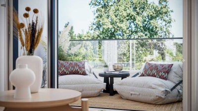 Traumhafte 3-Zimmer-Oase mit Balkon und TG-Stellplatz