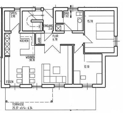 WG Zimmer in 3 Zimmerwohnung