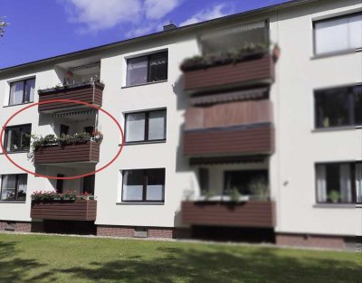 Attraktive 3-Zimmer Wohnung mit Balkon u. Garage