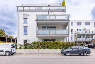 - WOHNEN AN DER GÄRTNEREI - Neuwertige 3-Zimmer-Erdgeschosswohnung mit Terrasse und Privatgarten