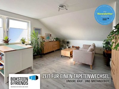 Schnuckelige & renovierte Dachgeschosswohnung mit offener Küche
