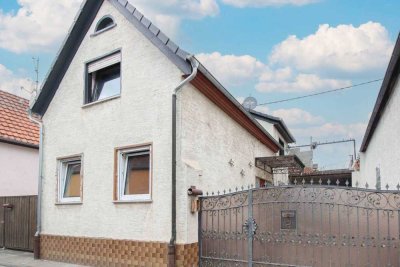 Wohnglück schaffen und erweitern in Gimbsheim: EFH mit Renovierungsbedarf und Anbau im Rohbau