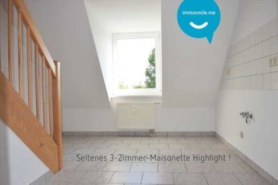 3-Raum • Einbauküche möglich • Balkon • Maisonette • Wanne • Laminat • schnell sein lohnt sich