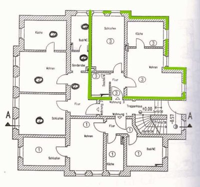 Hochwertig sanierte 2-Zimmer-Wohnung (55 m²) möbliert, mit EBK & Internet