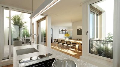 Exklusiv: 3-Zimmer-Loft-Wohnung in Moosach!