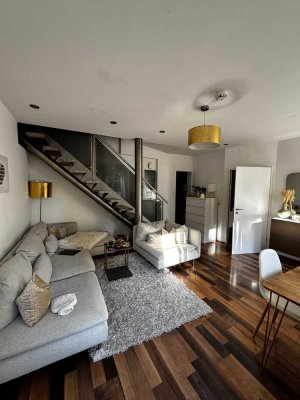 **Zentrale 2-Raum-Erdgeschoss-Wohnung (Maisonette) mit Einbauküche in Augsburg-Innenstadt**