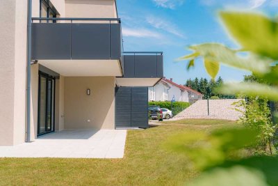 Erstbezug! 2-Zimmer-Erdgeschosswohnung mit Süd-West-Terrasse