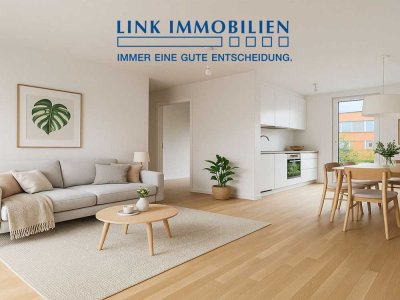 Reserviert! Moderne 2-ZW mit Balkon, Aufzug und XXL-TG-Stellplatz (optional) in zentraler Lage