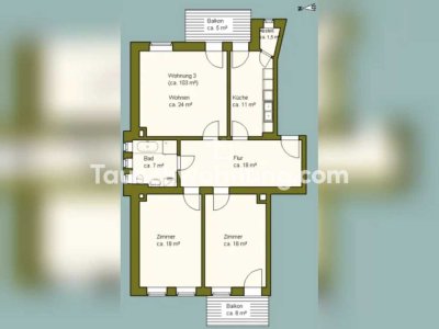 Tauschwohnung: Tolle Wohnung in der Südvorstadt nahe Fockeberg
