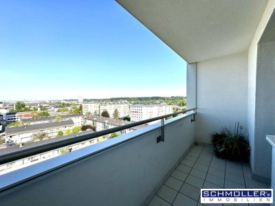 Leben hoch über Wels: Gepflegte 4-Zimmer-Wohnung mit Loggia und toller Aussicht!