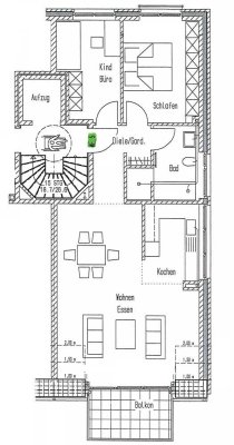 Schöne drei Zimmer Wohnung in Haltern am See