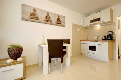 Moderne möblierte 1-Zimmer Wohnung mit Balkon in Milbertshofen