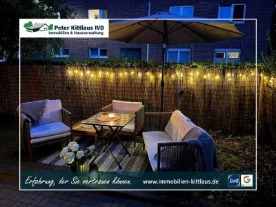 Köln-Hürth: Moderne 2-Zimmer-Erdgeschosswohnung – Mit Stellplatz und Terrasse