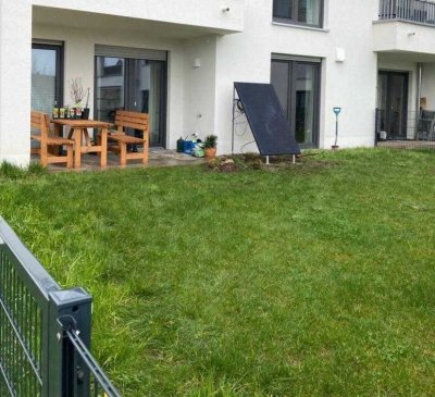 3-Zi-Whg mit eigenem Garten und barrierefrei Erdgeschoss zu vermieten