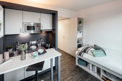 Komplett möbliertes, modernes Studentenapartment  im Herzen Münsters (20 m²)