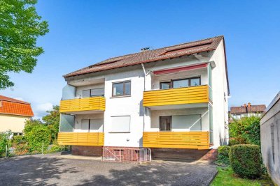 Obertshausen: Gemütliche 2-Zimmer-Wohnung mit Dachterrasse in kleiner Wohneinheit und ruhiger Lage