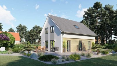 Einfamilienhaus mit Keller und Garten in ruhiger Lage