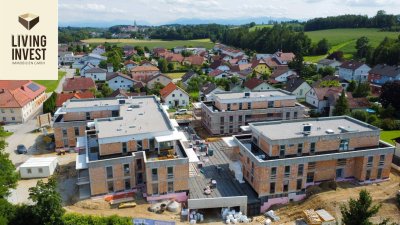 Landliebe in Fischlham | Schlossblick &amp; Sonnenplatz – 4-Zimmer-Penthouse mit übergroßer Dachterrasse – Mietwohnungen | Top 20