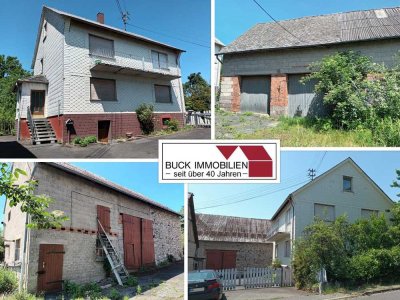 Platz für Familie, Hobby und Fahrzeuge!  Wohnhaus mit mehreren Nebengebäuden in Ortsrandlage