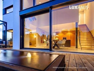 LUXHAUS Glasfasade 220 m² alles noch individuell planbar Schlüsselfertig 100% Wohlfühlklima