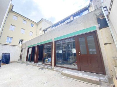 Das alte Studio im Hof wurde zu A+ - Standard kernsaniert