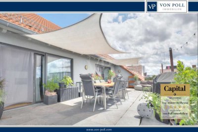 2-Zimmer-City-Oase mit großer Dachterrasse & Top-Ausstattung