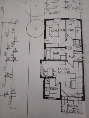 Sonnige 3-Zimmer Wohnung mit Balkon in Sachsenheim