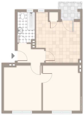 Demnächst frei! 2-Zimmer-Wohnung in Mönchengladbach Rheydt