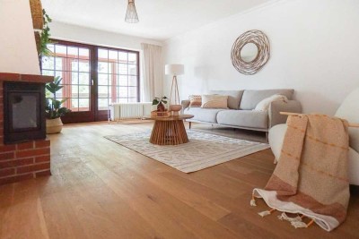 Künstlerisch wohnen in Worpswede - Großzügiges Architektenhaus mit Sauna, Kamin & Gartenidylle