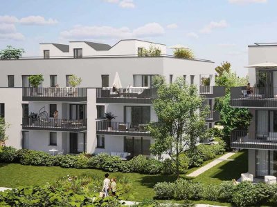Komfortables Familienleben – 3,5-Zimmer-Wohnung mit Terrasse und Garten in Aubing