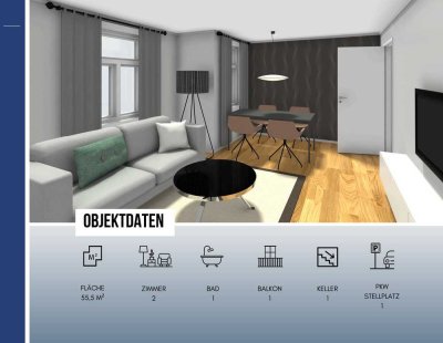 NEU & Frei..! Mblrt. Apartmentent/ Blk./EBK/kompl. NEU! Bad//Parkett NEU n. indvdl. Ausstg.+Stlpl..