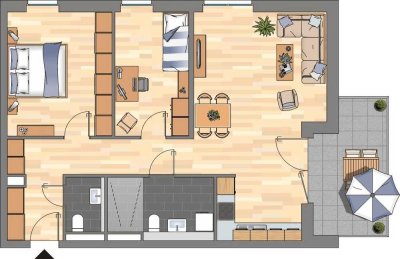 Neubau noch frei --Wohnung in Bonn Endenich -