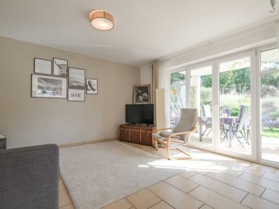 Moderne 3-Zimmer-Wohnung mit Terrasse und Garten