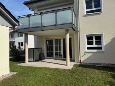 Herrliche 3-Zimmer-Gartenwohnung mit Terrasse am Olchinger See - BJ 2019