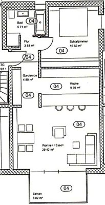 Sehr schöne und freie 2 Zimmer Wohnung in Herrsching mit ca. 70 qm, 1.OG mit Südbalkon, Seenähe,