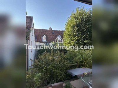 Tauschwohnung: Ganghaus-Maisonette im Domviertel, ruhig und im Grünen