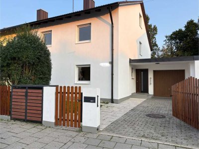 Erstbezug nach Sanierung: 6-Raum-Doppelhaushälfte mit geh. Innenausstattung in Putzbrunn