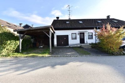 Gelegenheit - kleine DHH komplett unterkellert, Garten, Garage und Carport ca. 115 qm WF + Keller
