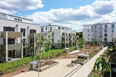 Tolle 2 Zimmer-Neubauwohnung mit kleinem Privatgarten - Rollstuhlgerecht in Hattersheim