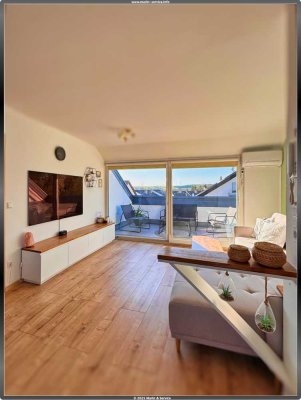 2,5 Zimmer DG Wohnung mit Balkon - EBK - und Garage in Schwieberdingen
