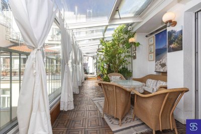 Toplage: DG-Wohnung 209m² inklusive Wintergarten + 20m² Terrasse - 1070 Wien