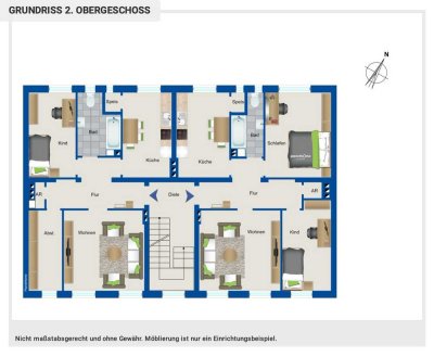 Moderne 3-Zimmer Wohnung im 2. OG in Osnabrück-Schölerberg