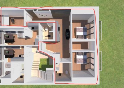 3 - Zimmer MÖBLIERTE Wohnung ERSTBEZUG NACH SANIERUNG