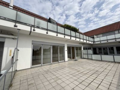 Über den Dächern von Bargteheide! Citywohnung * ca. 50 m² Dachterrasse * Fahrstuhl