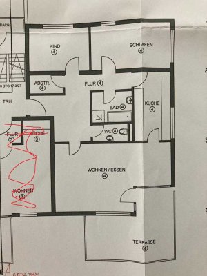 Ruhige 3-Zimmer-Erdgeschosswohnung mit Balkon und EBK in Filderstadt