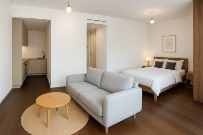 Optimaler Grundriss/Balkon zum Ruhigen Innenhof/Hochwertige Teilmöbilierung/Vollmöbilierung Optional